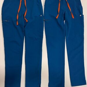 Figs Yolo pants XXS. Alps blue No rips holes, or stains